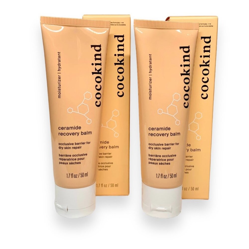 Cocokind—2x Ceramide Recovery Balm—Moisture-Locking Balm—Full Size(50mLx2) *NIB*